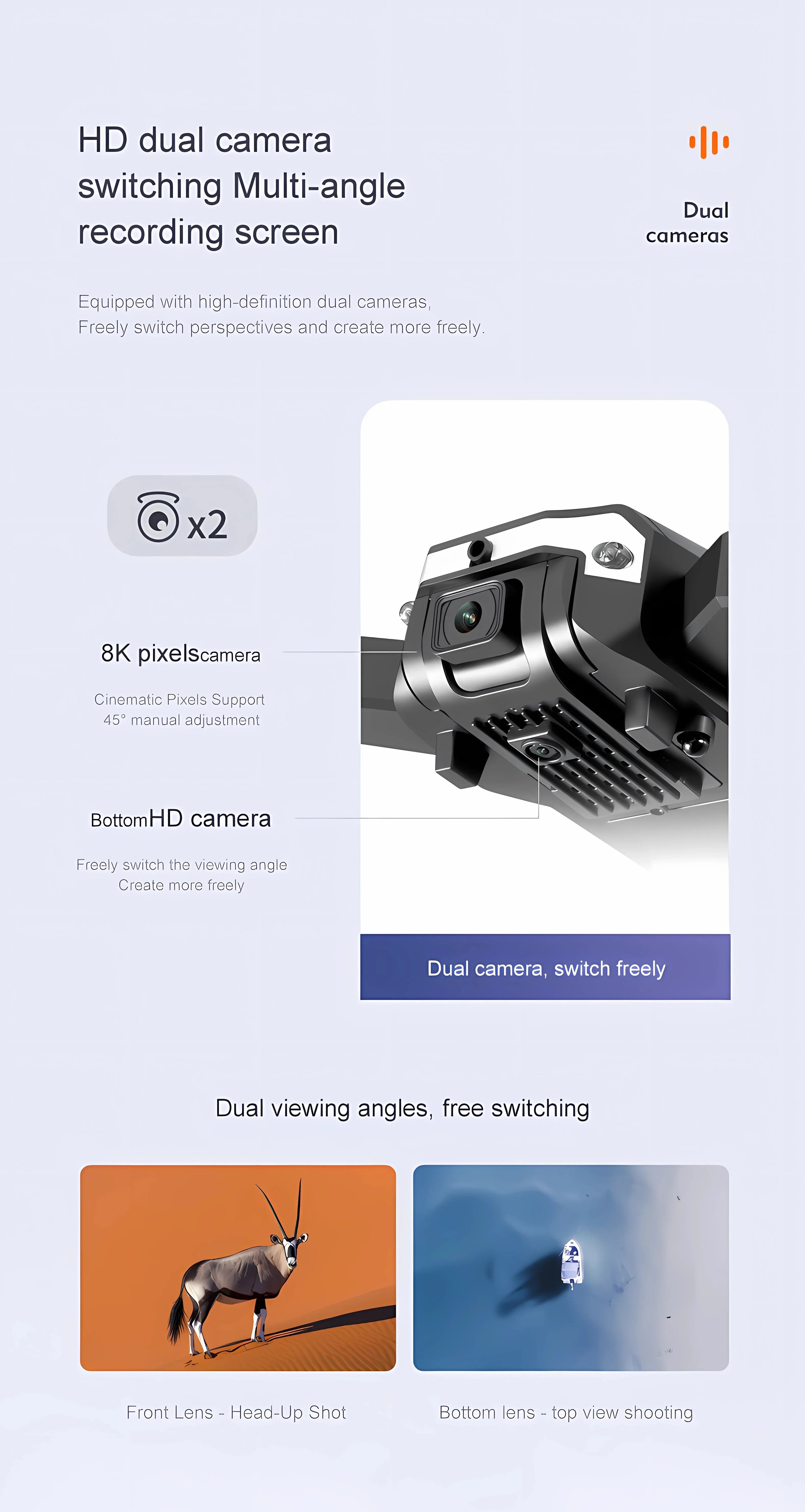 G6 5G 8K GPS Drone with Obstacle Avoidance