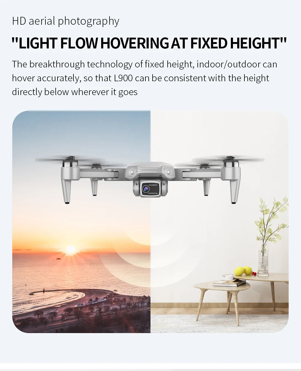 L900 Pro GPS 4K Dual Camera Drone