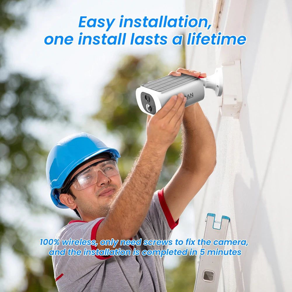 ANRAN 3MP Solar Wireless Security Camera Set