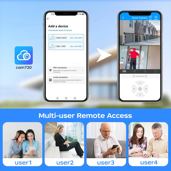 JOOAN 4K Dual Lens Solar Security Camera