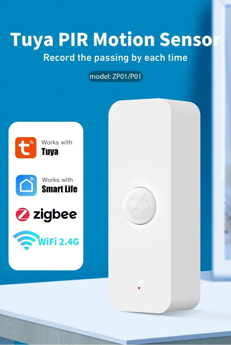 Tuya WiFi & Zigbee PIR Motion Sensor