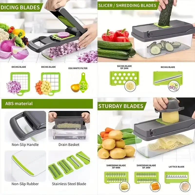 5-in-1 Multifunctional Vegetable Cutter