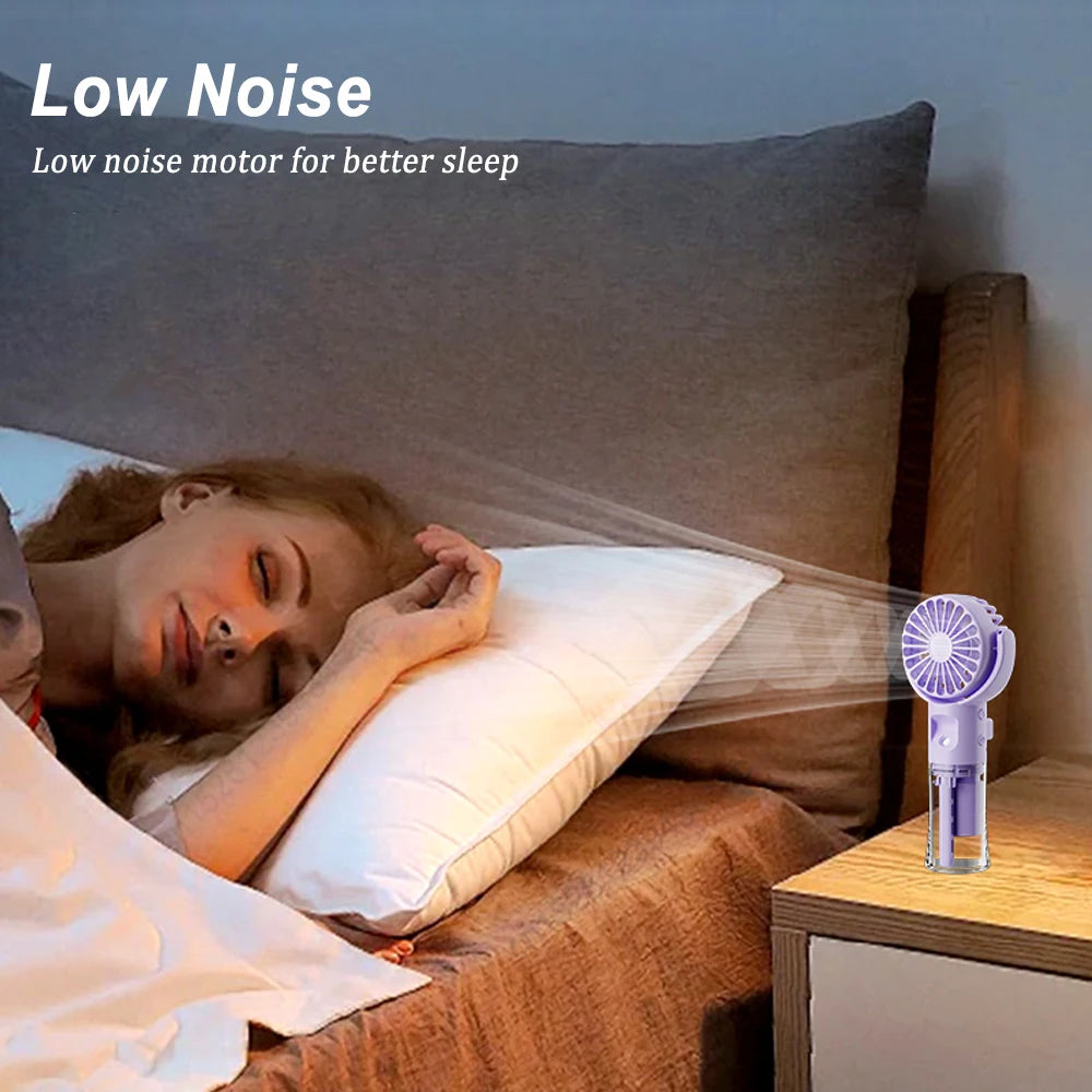 2025 Neck Hanging USB Fan with Humidifier