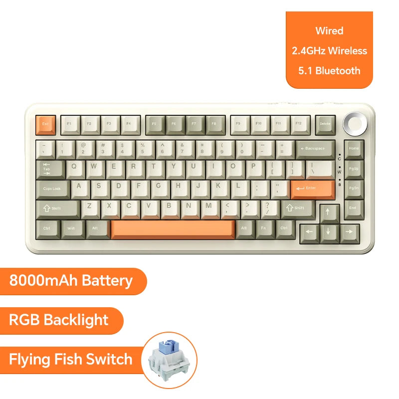 Ajazz AK820/AK820Pro Mechanical Gaming Keyboard