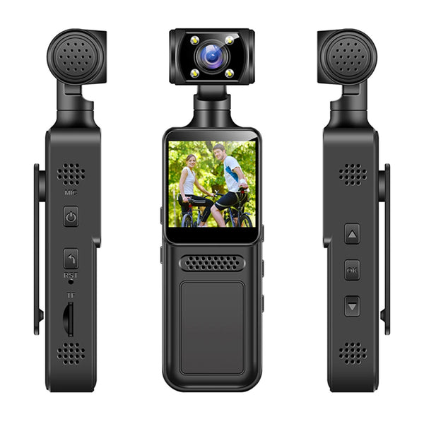 4K Wearable Body Camera with Night Vision
