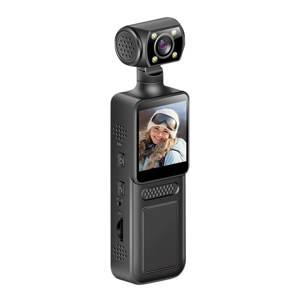 4K Wearable Body Camera with Night Vision