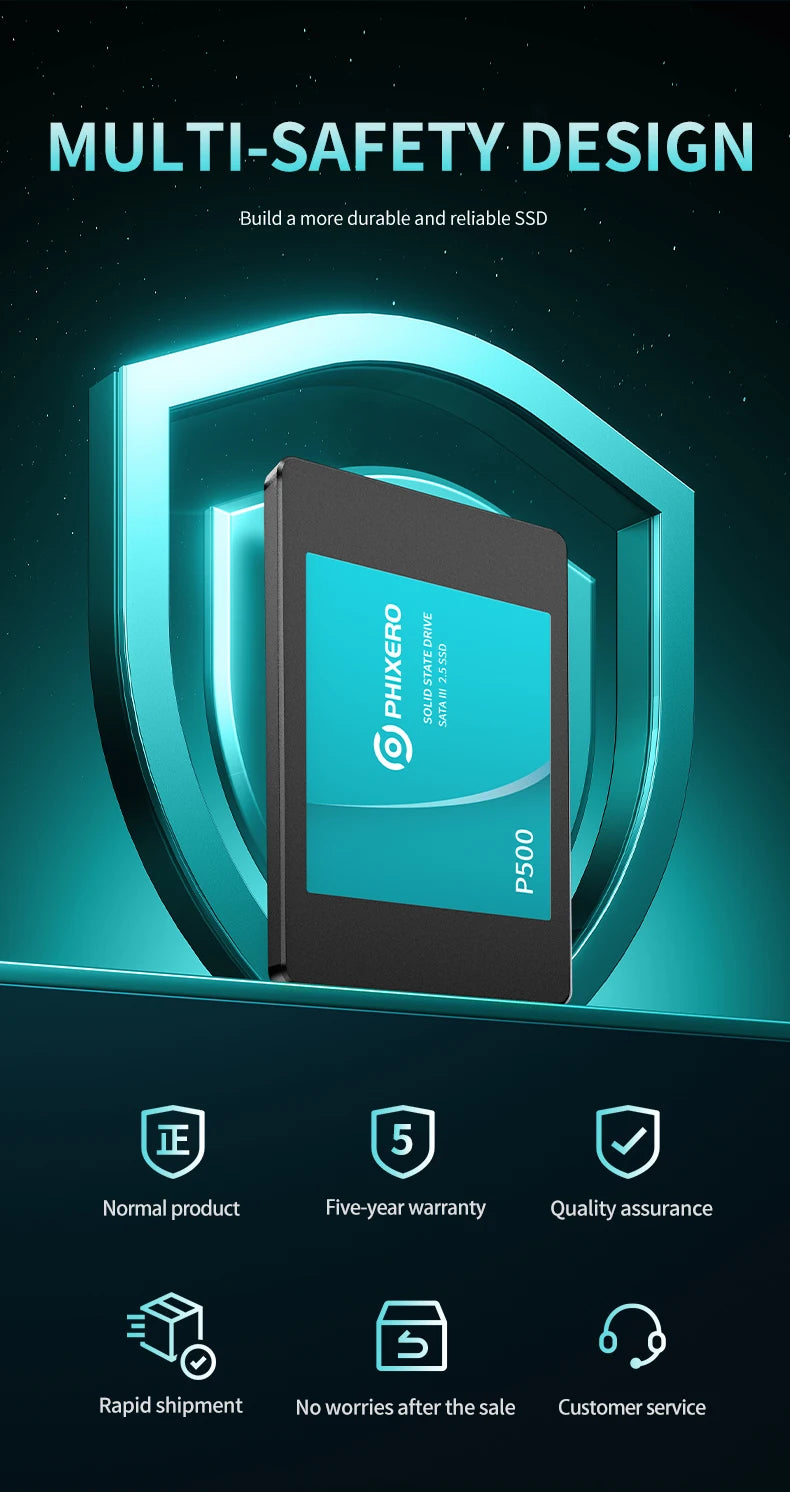 PHIXERO 2.5" SATA SSD