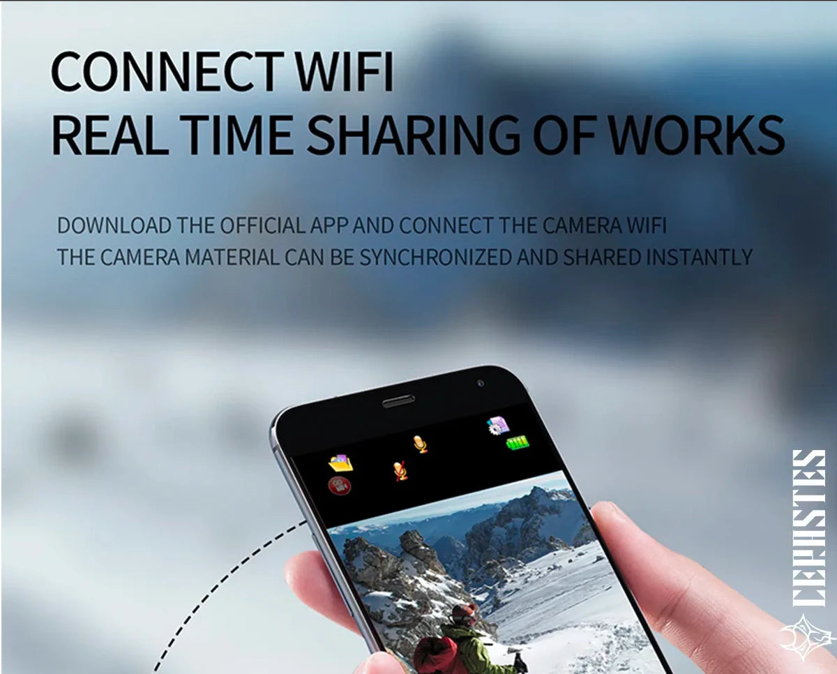 4K Waterproof Action Camera with Remote