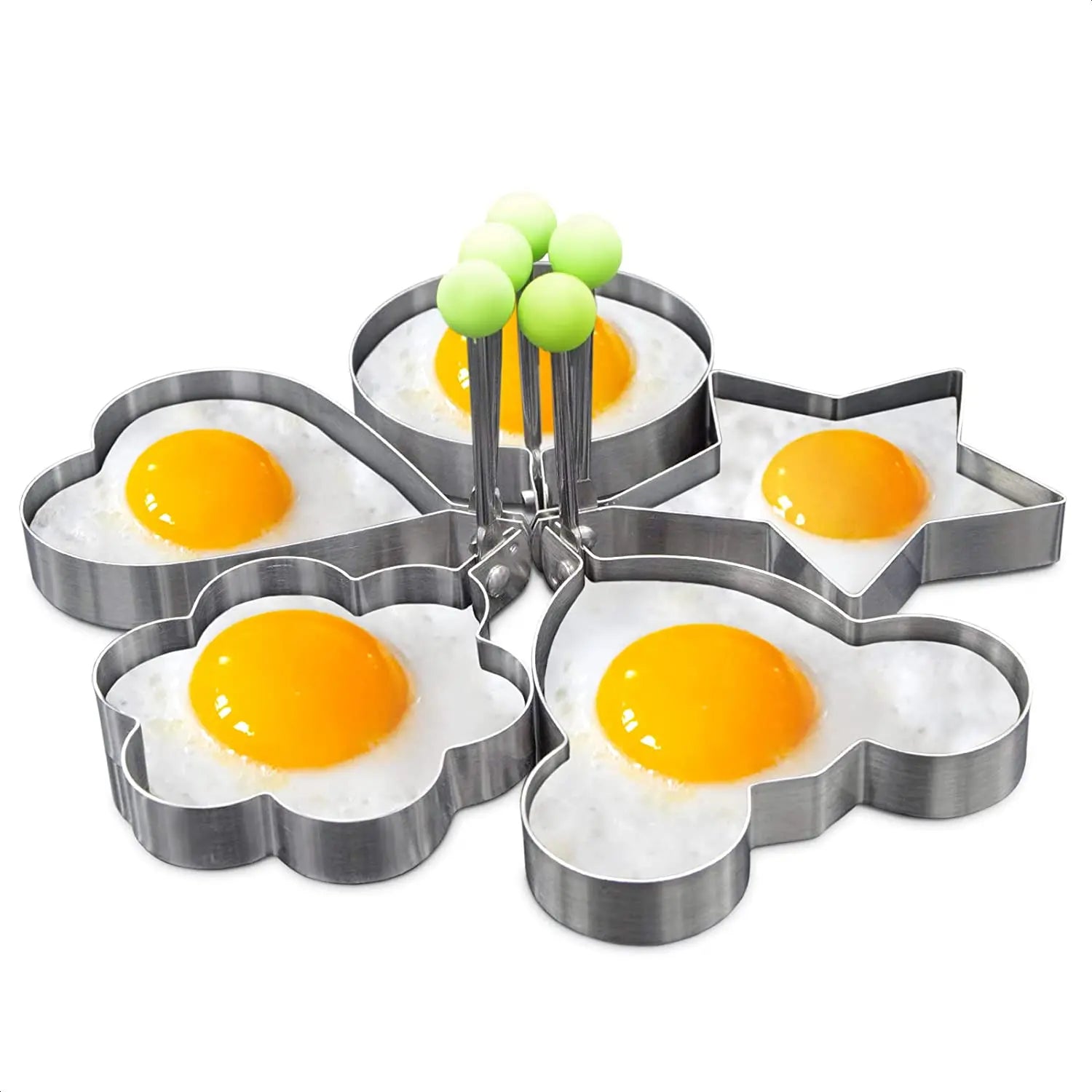 Stainless Steel Heart-Shaped Egg & Pancake Mold
