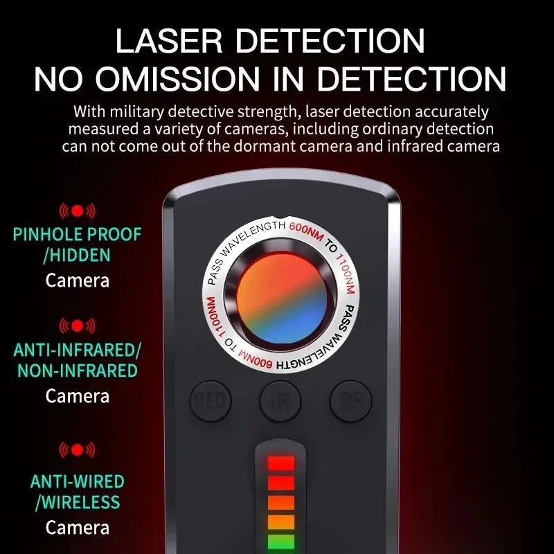 Hidden Camera & Spy Detector – Professional Anti-Spy Gadget