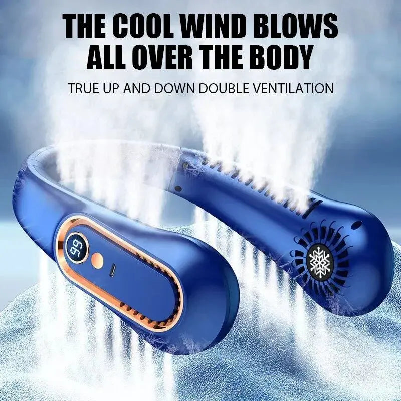 Portable Rechargeable Neck Fan
