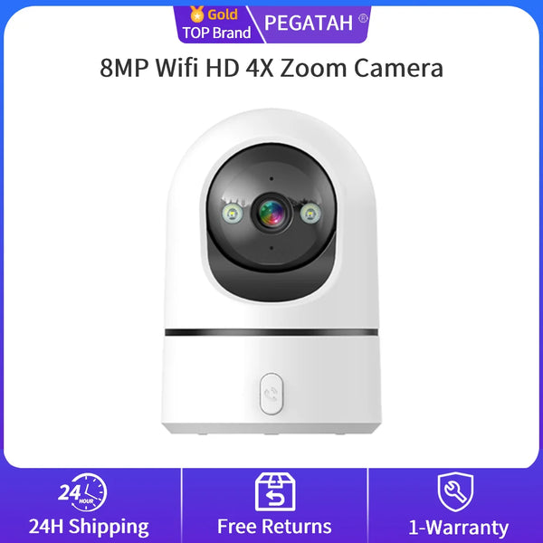 PEGATAH 8MP WiFi PTZ Security Camera