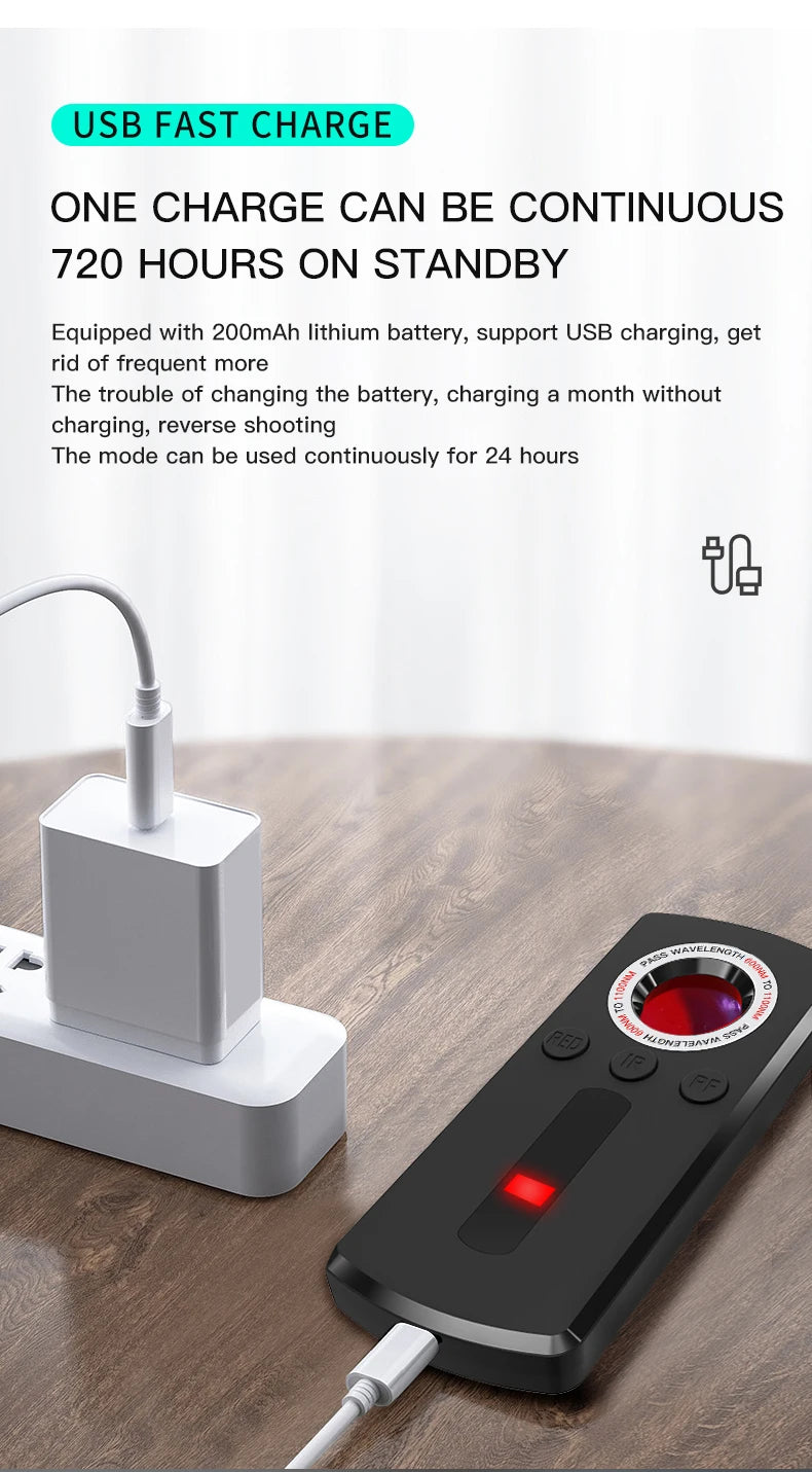 Hidden Camera & Spy Detector – Professional Anti-Spy Gadget