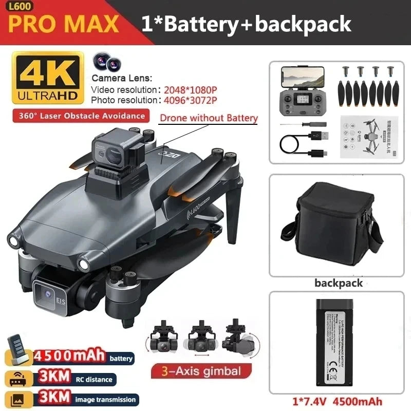 L600 Pro Max 4K GPS Drone