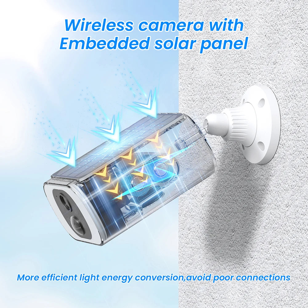 ANRAN 3MP Solar Wireless Security Camera Set