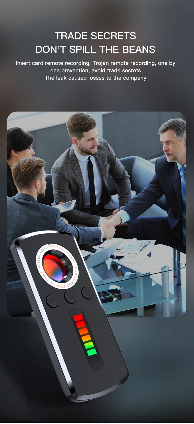 Hidden Camera & Spy Detector – Professional Anti-Spy Gadget