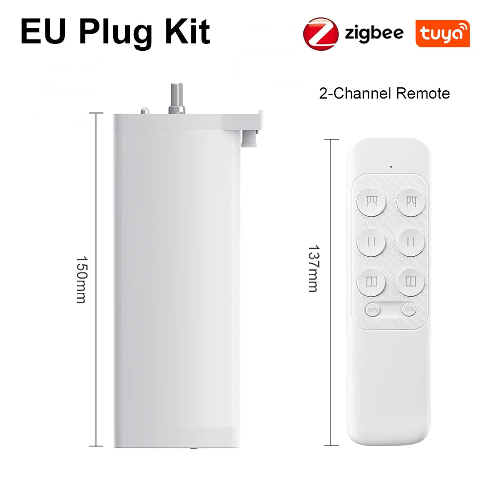Tuya 155mm Zigbee/WiFi Curtain Motor