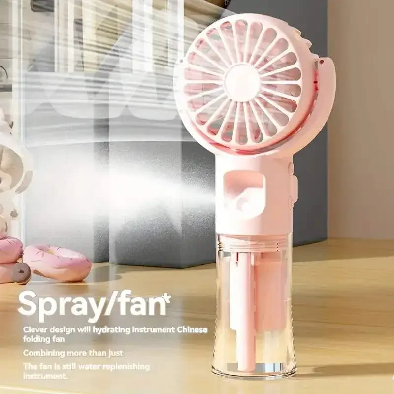 2025 Neck Hanging USB Fan with Humidifier