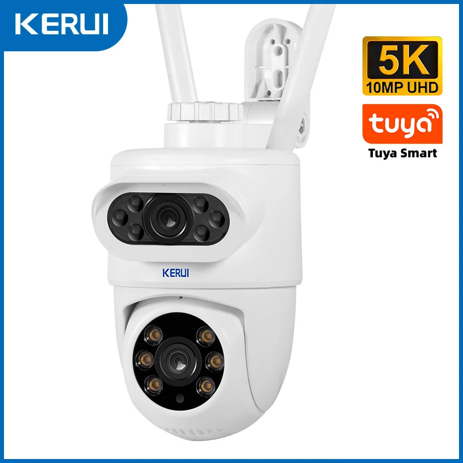KERUI 10MP 5K Dual Lens WiFi PTZ Camera