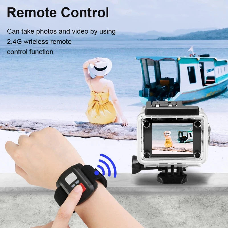 4K Waterproof Sports Action Camera
