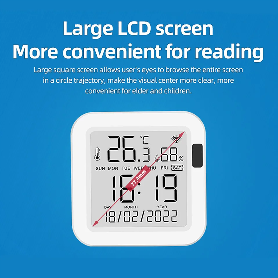 Tuya WiFi Smart Temp & Humidity Sensor