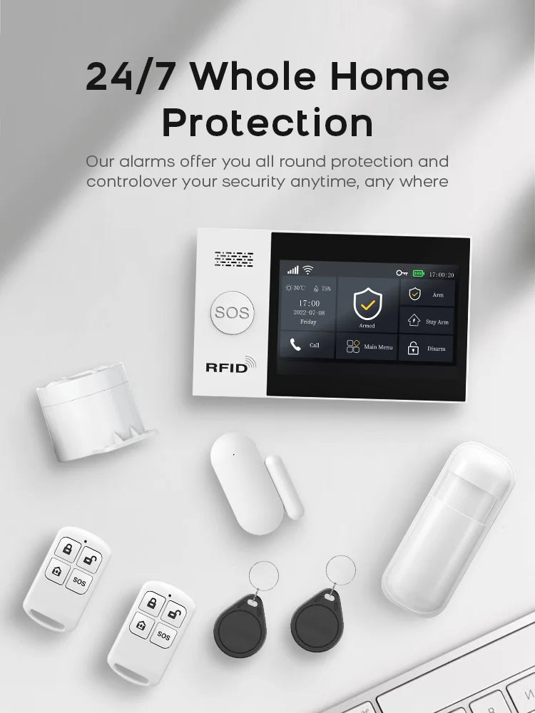 PGST PG-107 Tuya Wireless Home Alarm System