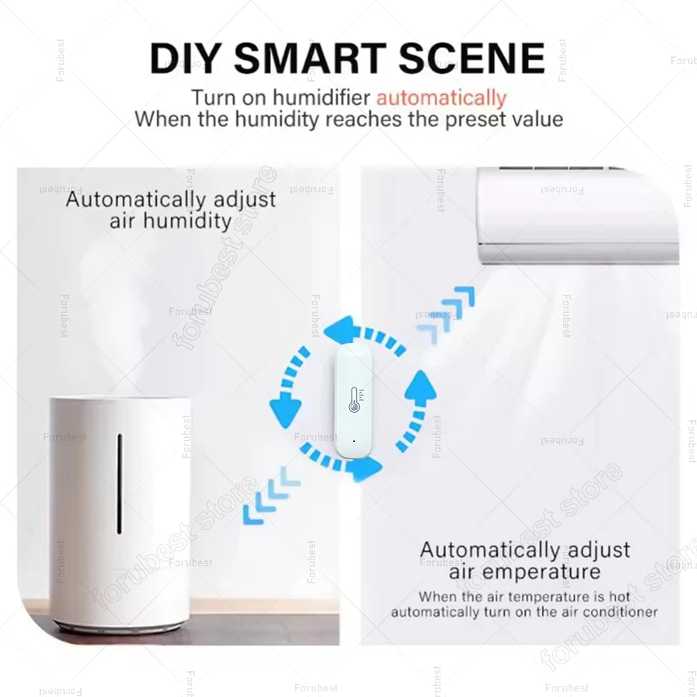 Zigbee Smart Temperature & Humidity Sensor