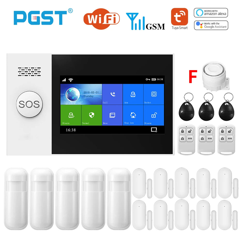 PGST PG-107 Tuya Wireless Home Alarm System