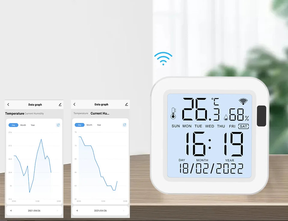 Tuya WiFi Smart Temp & Humidity Sensor