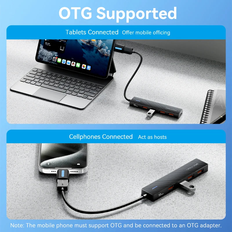 Vention 4-Port USB 3.2 Hub