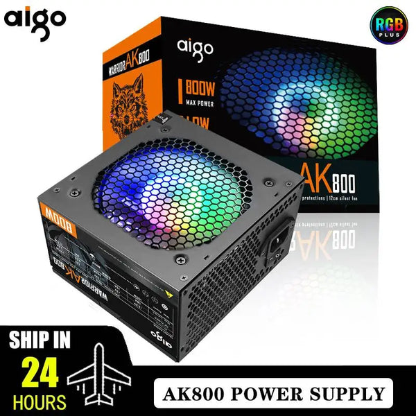 Aigo AK RGB Gaming PC Power Supply