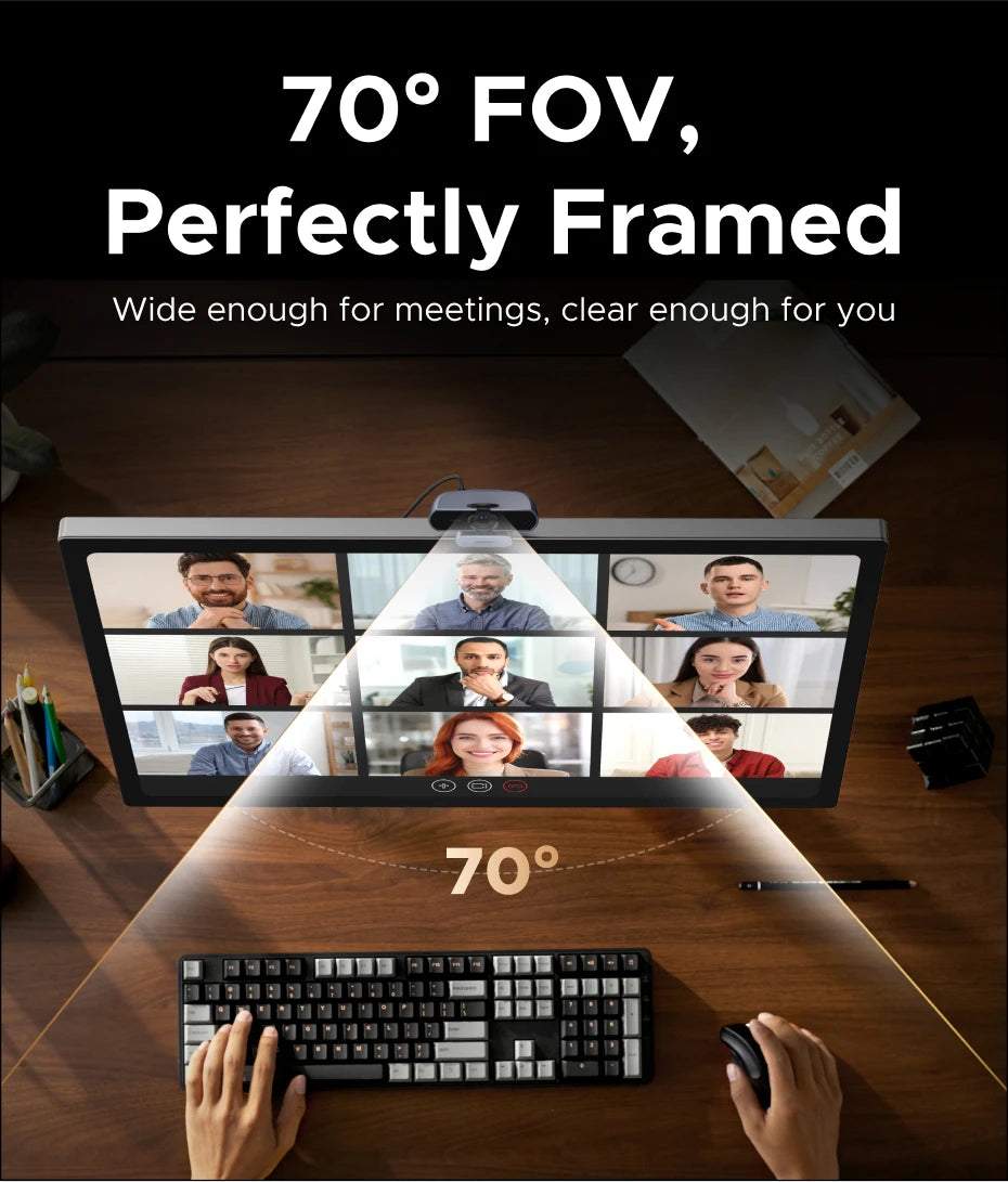 UGREEN 8MP 4K FHD Webcam