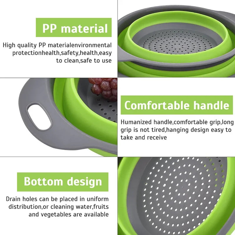 Foldable Silicone Colander