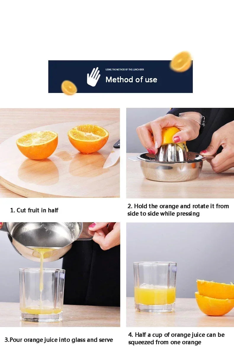 304 Stainless Steel Manual Fruit Juicer
