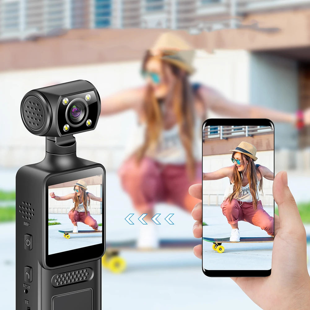 4K Wearable Body Camera with Night Vision