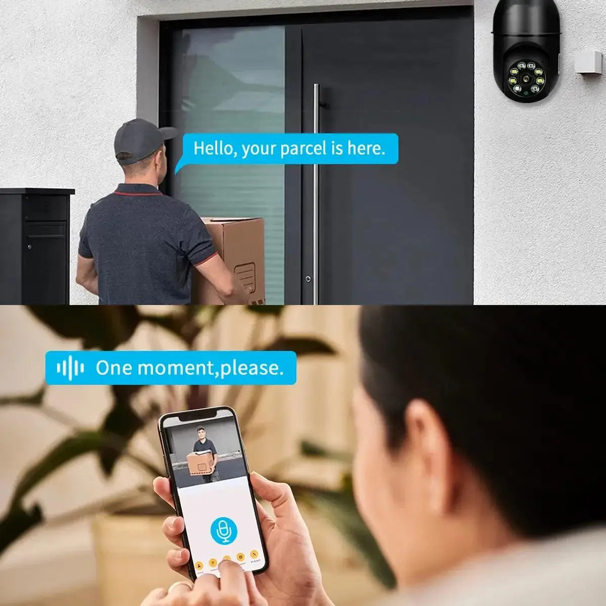 Tuya 5MP E27 Bulb Security Camera