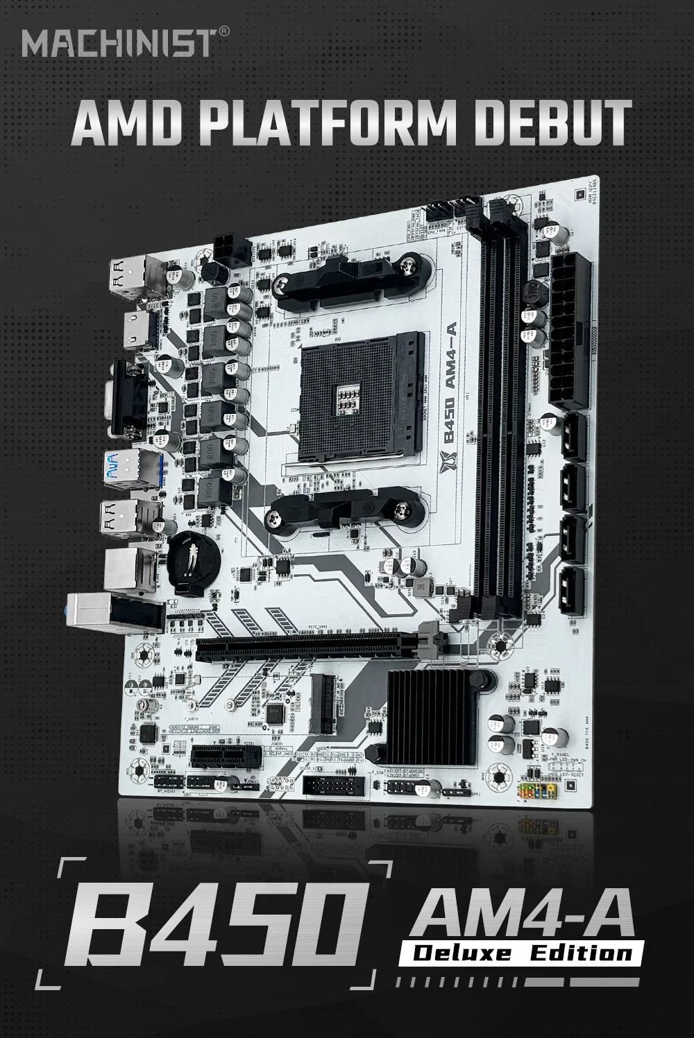 MACHINIST B450 AM4 Motherboard