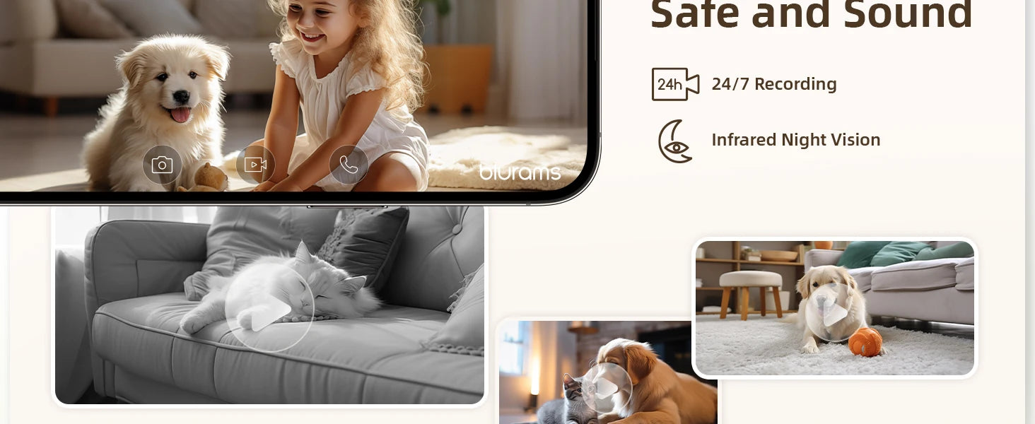 Blurams 2K 360° Indoor WiFi Camera