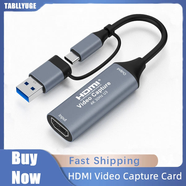 2-in-1 USB Type-C HDMI Capture Card