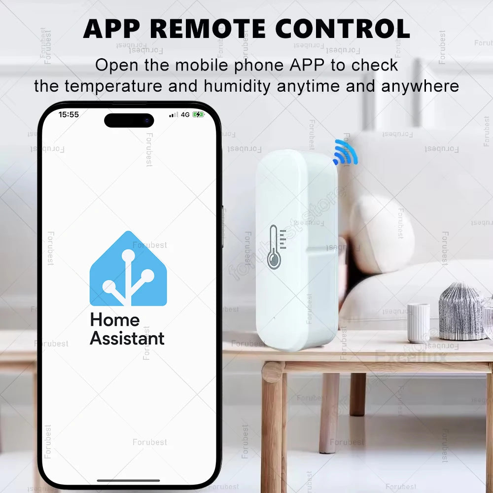 Zigbee Smart Temperature & Humidity Sensor