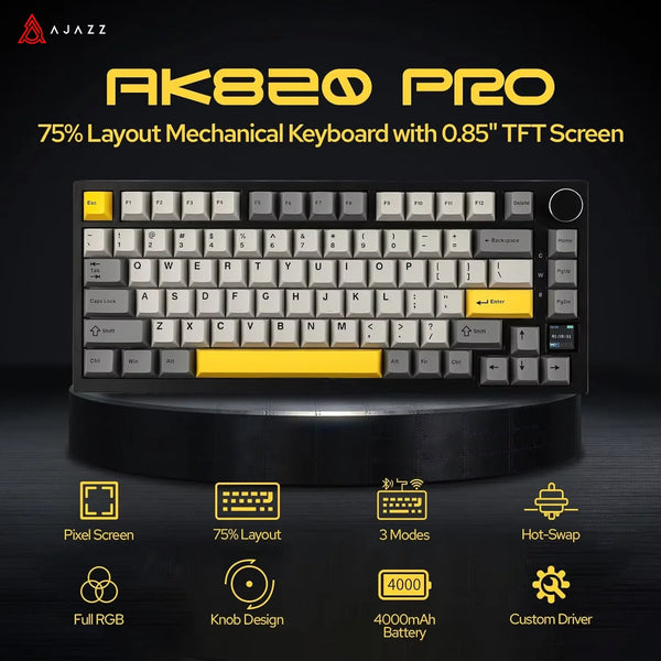 Ajazz AK820/AK820Pro Mechanical Gaming Keyboard