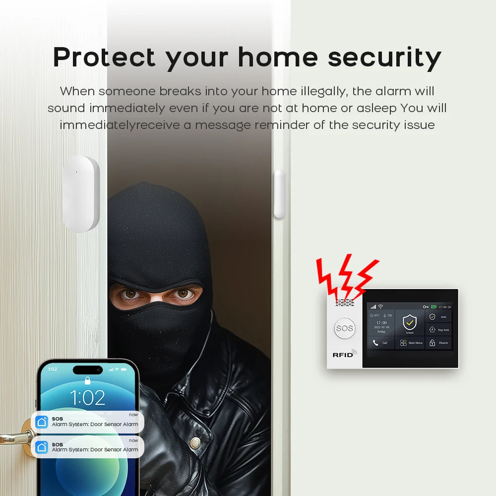 PGST PG-107 Tuya Wireless Home Alarm System