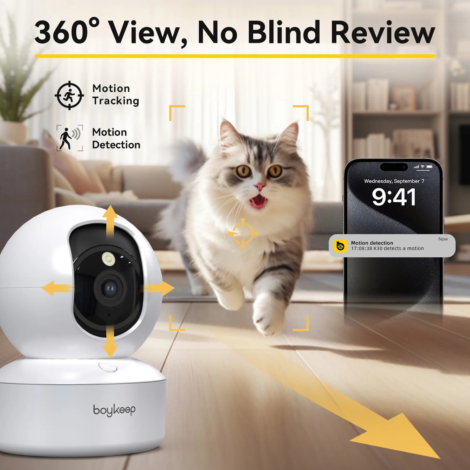 BoyKeep 2K Smart Indoor Camera K30