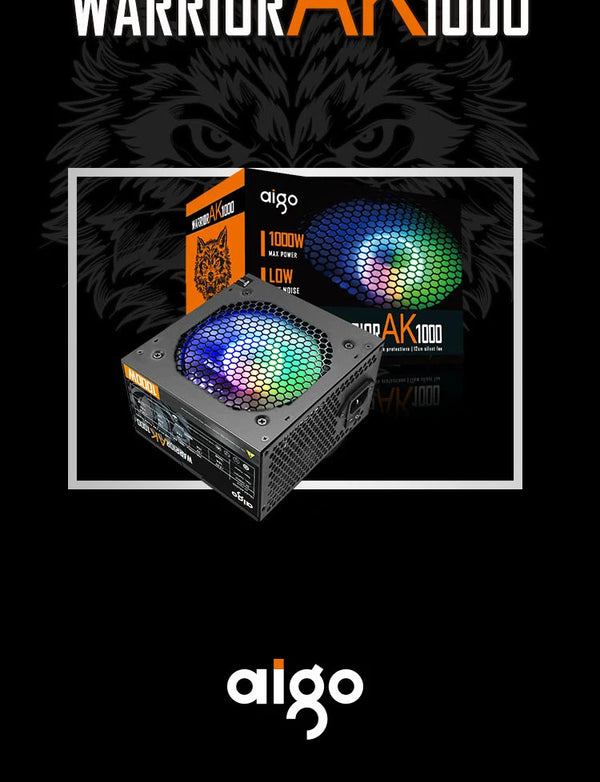 Aigo AK RGB Gaming PC Power Supply