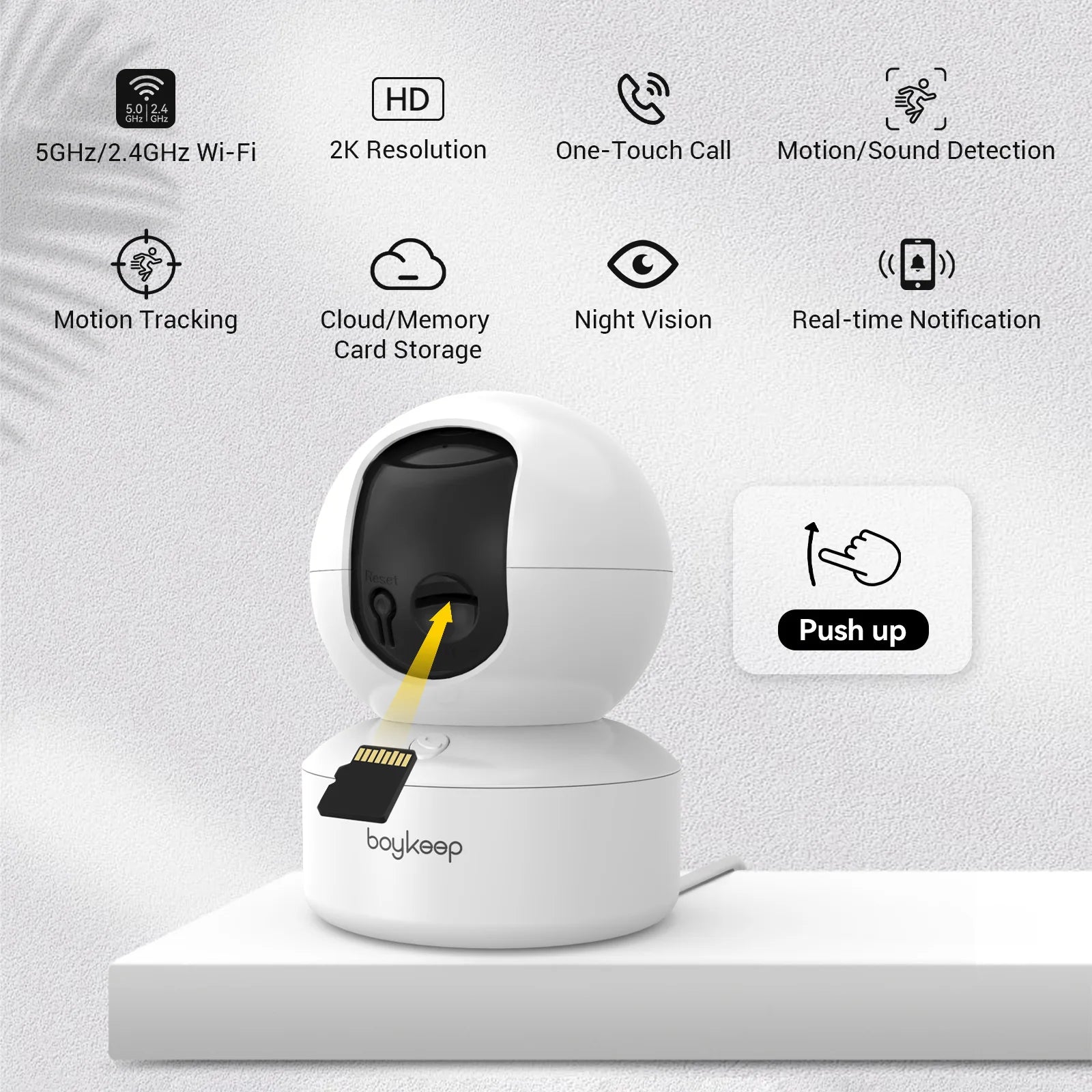 BoyKeep 2K Smart Indoor Camera K30