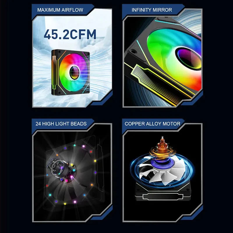 UPSIREN PRISM 4 PRO ARGB 120mm Fan