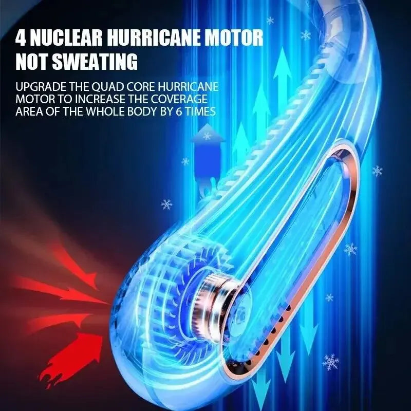 Portable Rechargeable Neck Fan