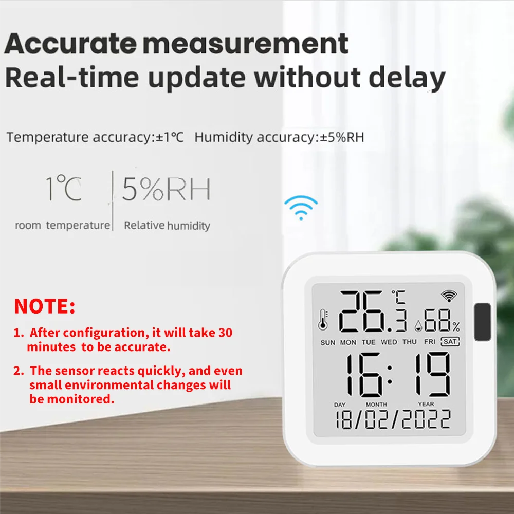 Tuya WiFi Smart Temp & Humidity Sensor