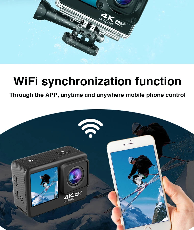 4K Ultra HD Waterproof Action Camera