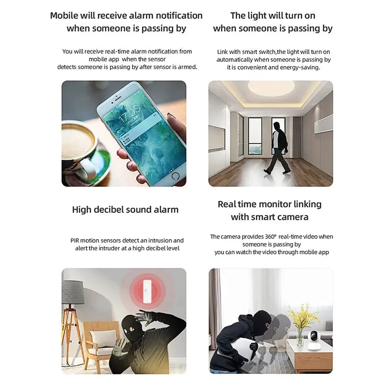 Tuya WiFi & Zigbee PIR Motion Sensor
